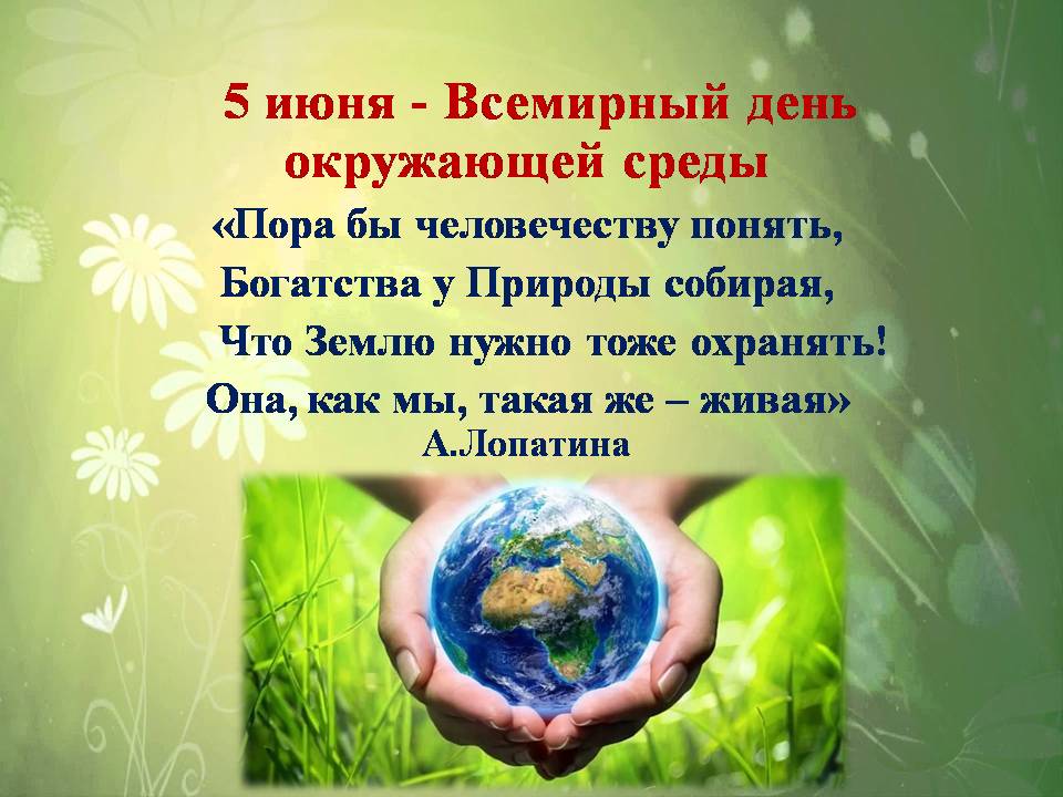 Цветами улыбается земля