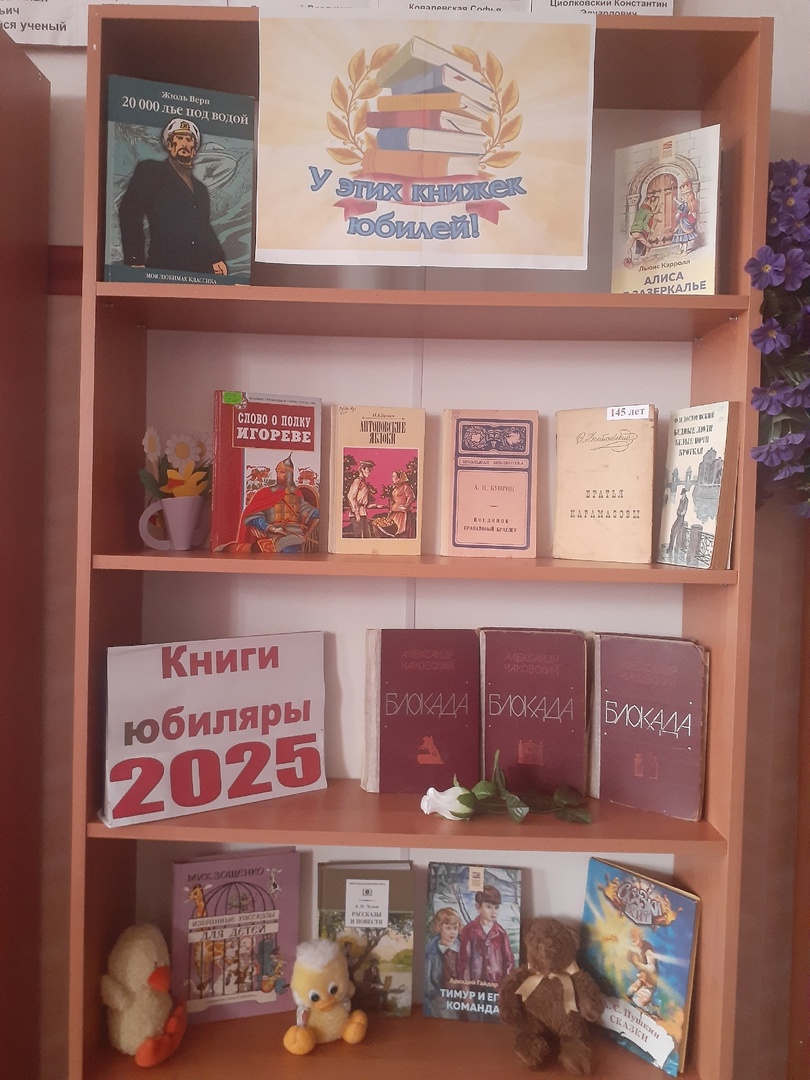 Книги – Юбиляры 2025